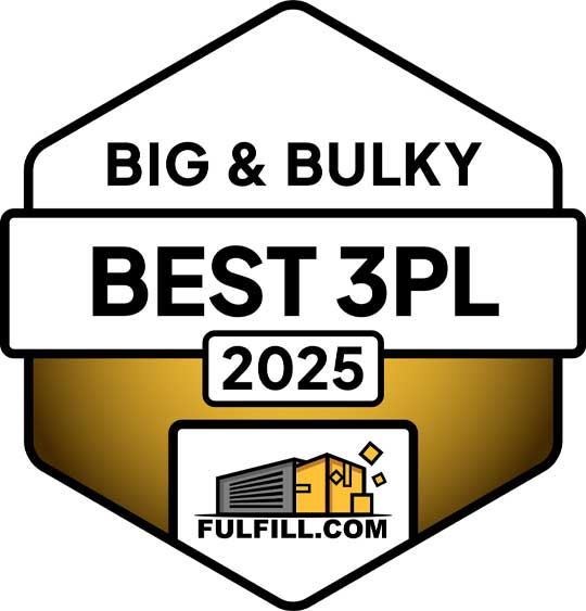 fulfill.com best 3pl big & bulky award badge